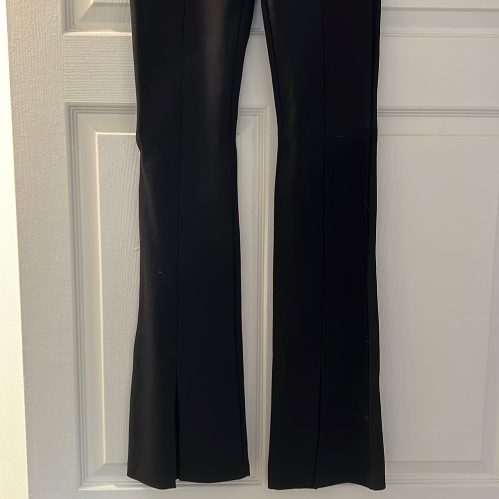 Zara black flare pants size small